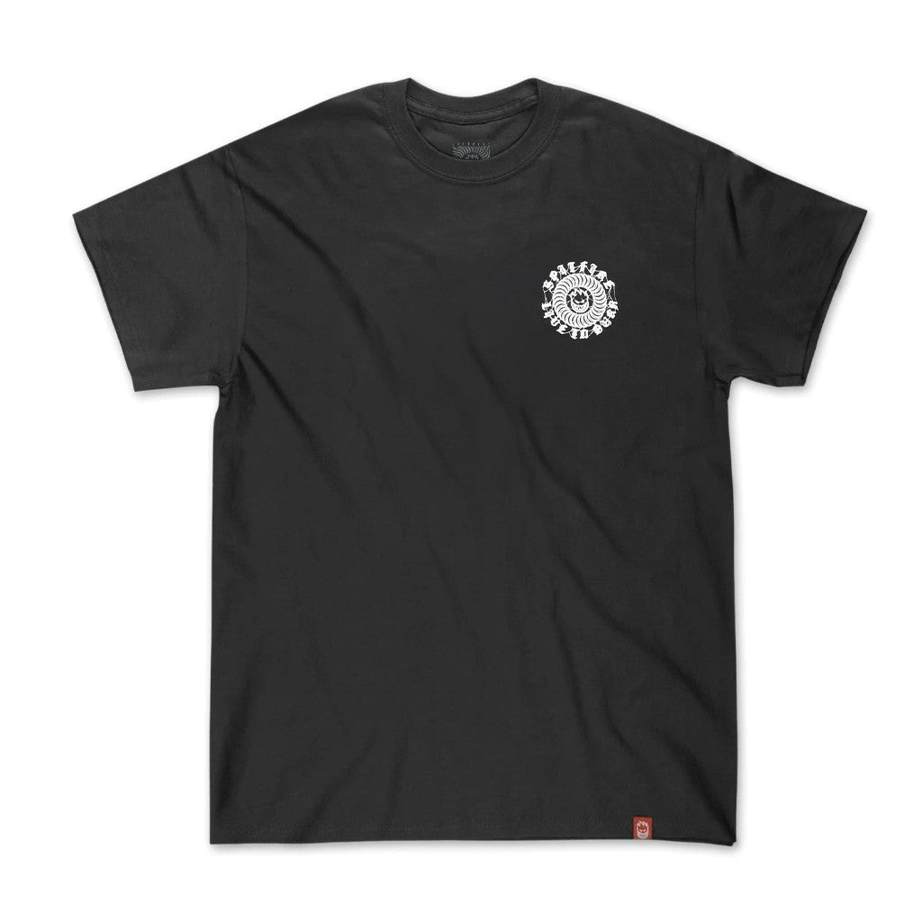 Camiseta Spitfire Wheels Webbed - Preto