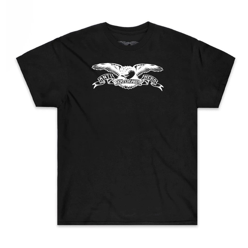 Camiseta Anti Hero Skateboards Basic Eagle - Preto