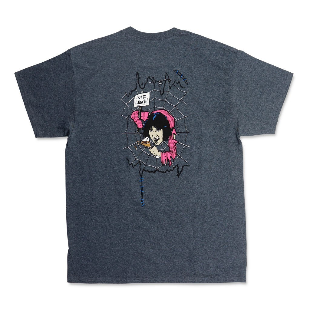 Camiseta Girl Skateboards Out to lunch - Chumbo