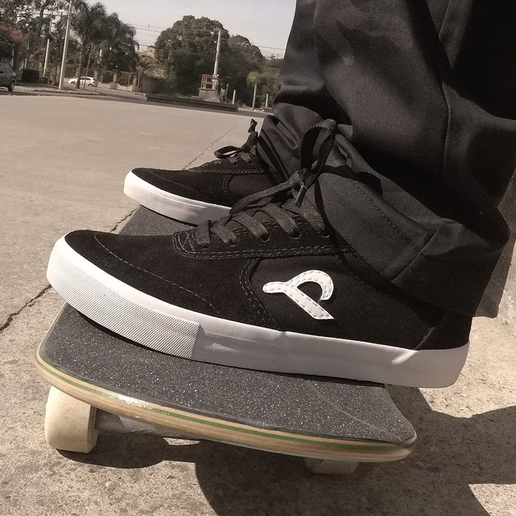 Tênis Say Skateboards Great - Preto / Branco