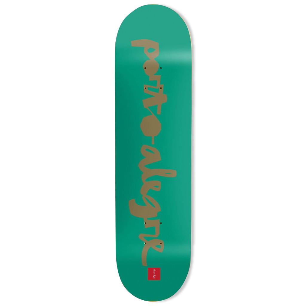 Shape Chocolate Skateboards Porto Alegre Chunk the World - Verde