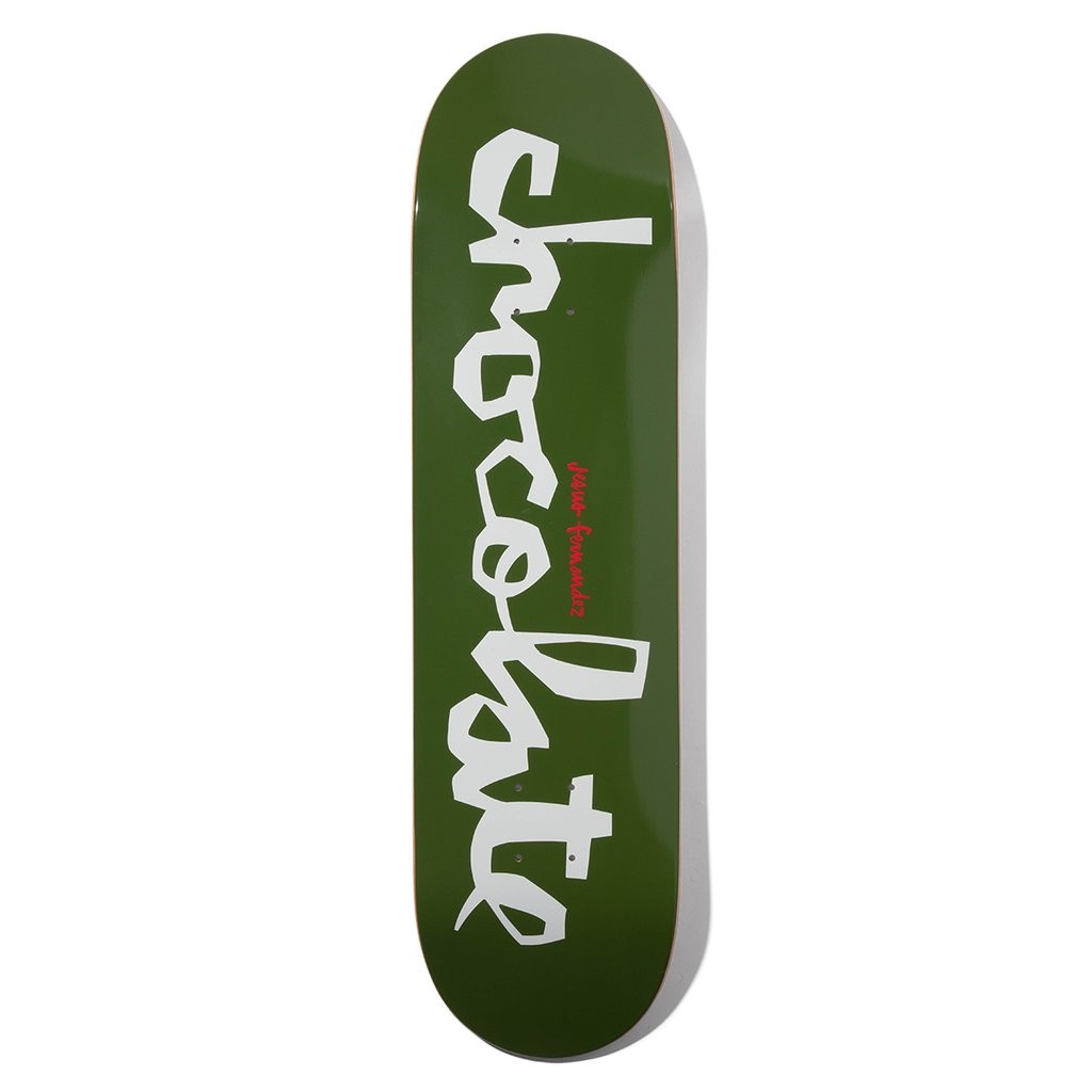 Shape Chocolate Skateboards Fernandez Original Chunk Deck - Verde / Branco / Vermelho