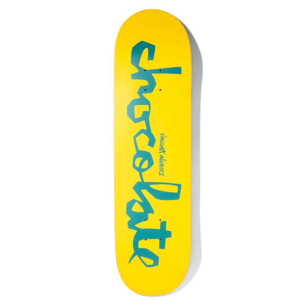 Shape Chocolate Skateboards Vincente Alvarez Original Chunk Deck - Amarelo / Chumbo