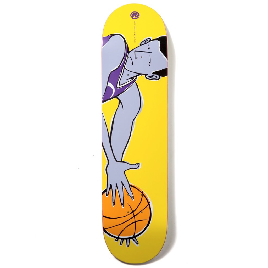 Shape Girl Skateboards Mike Mo Crail Classics Basketball Deck - Amarelo