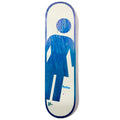 Shape Girl Skateboards Sean Malto Tilt-A-Girl Deck - Branco / Azul