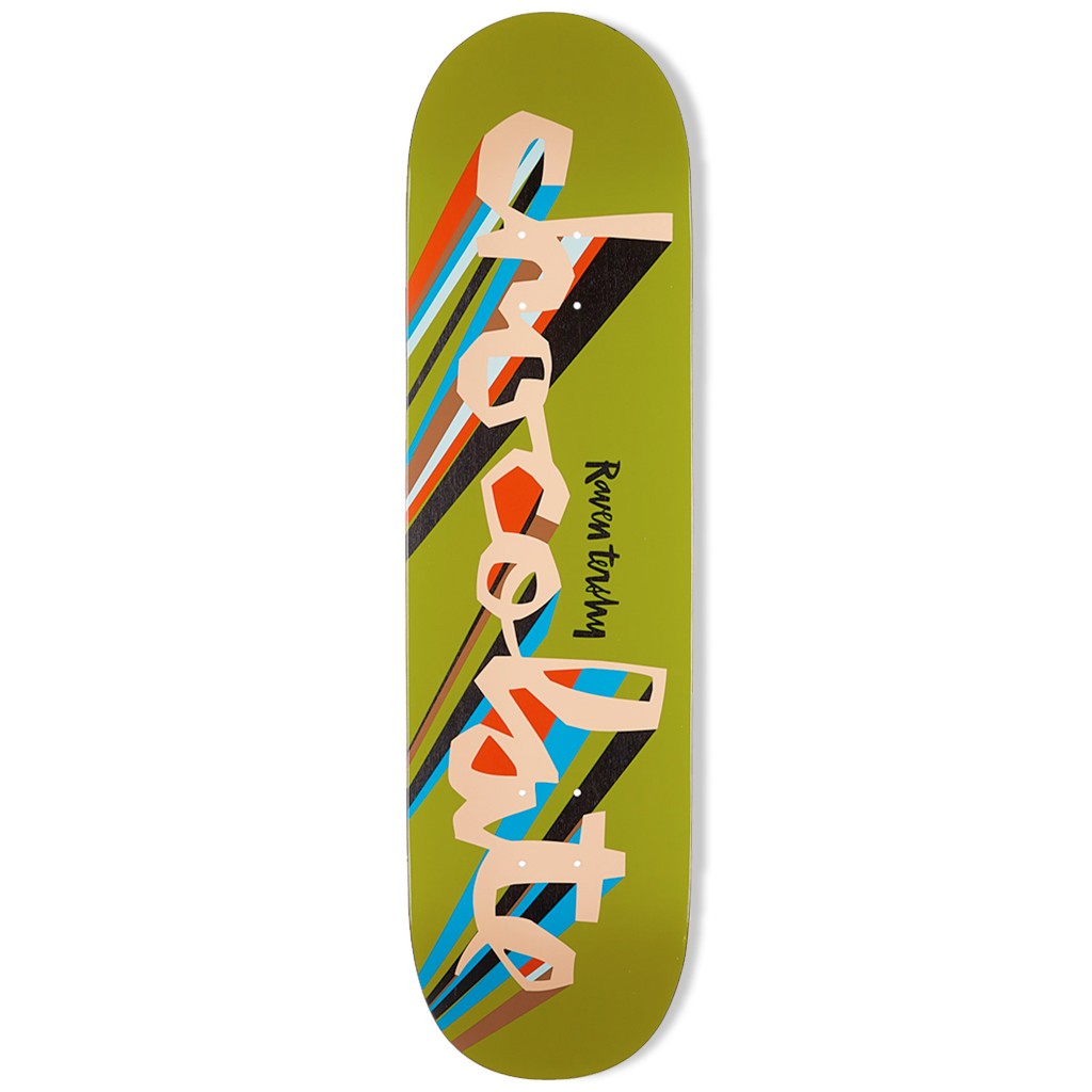 Shape Chocolate Skateboards Raven Tershy Original Chunk Deck - Verde
