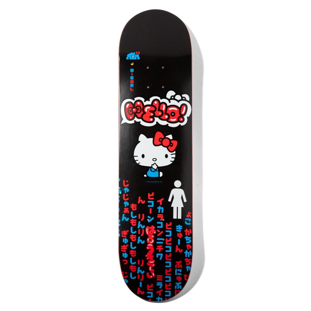 Shape Girl Skateboards Biebel Hello Kitty Deck - Preto