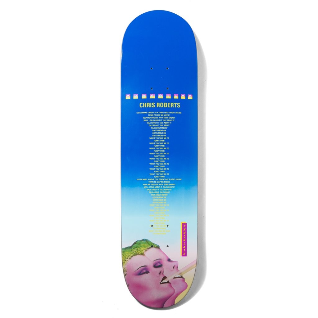 Shape Chocolate Skateboards Chris Roberts Liner Notes Deck - Azul
