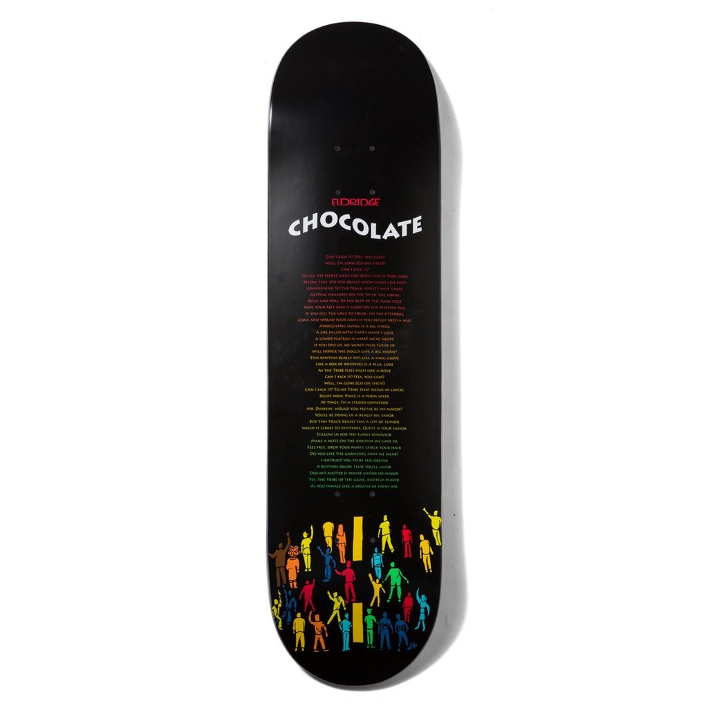 Shape Chocolate Skateboards Justin Eldridge Liner Notes Deck - Preto