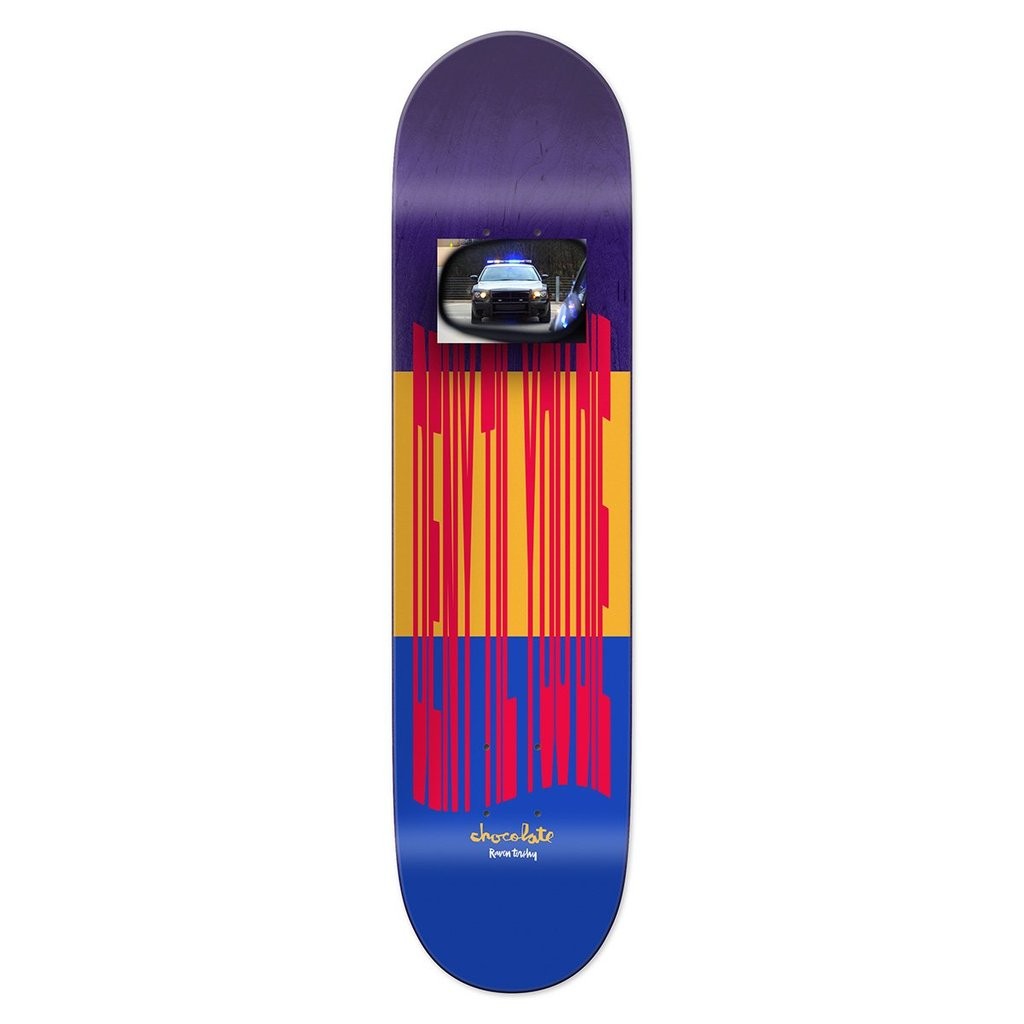 Shape Chocolate Skateboards Dont Trip Deck Tershy - Roxo / Laranja / Royal
