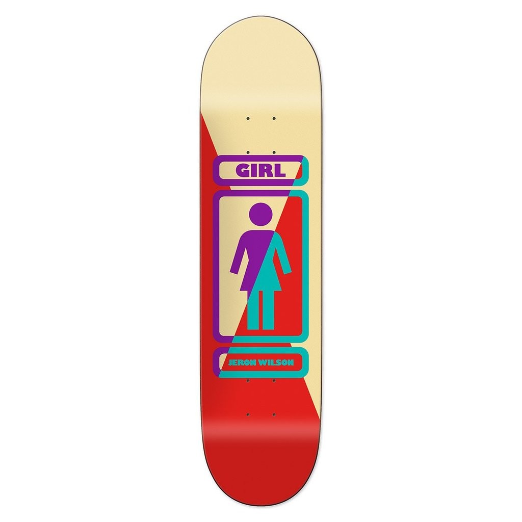 Shape Girl Skateboards 93 Til Deck Jeron Wilson - Amarelo / Vermelho
