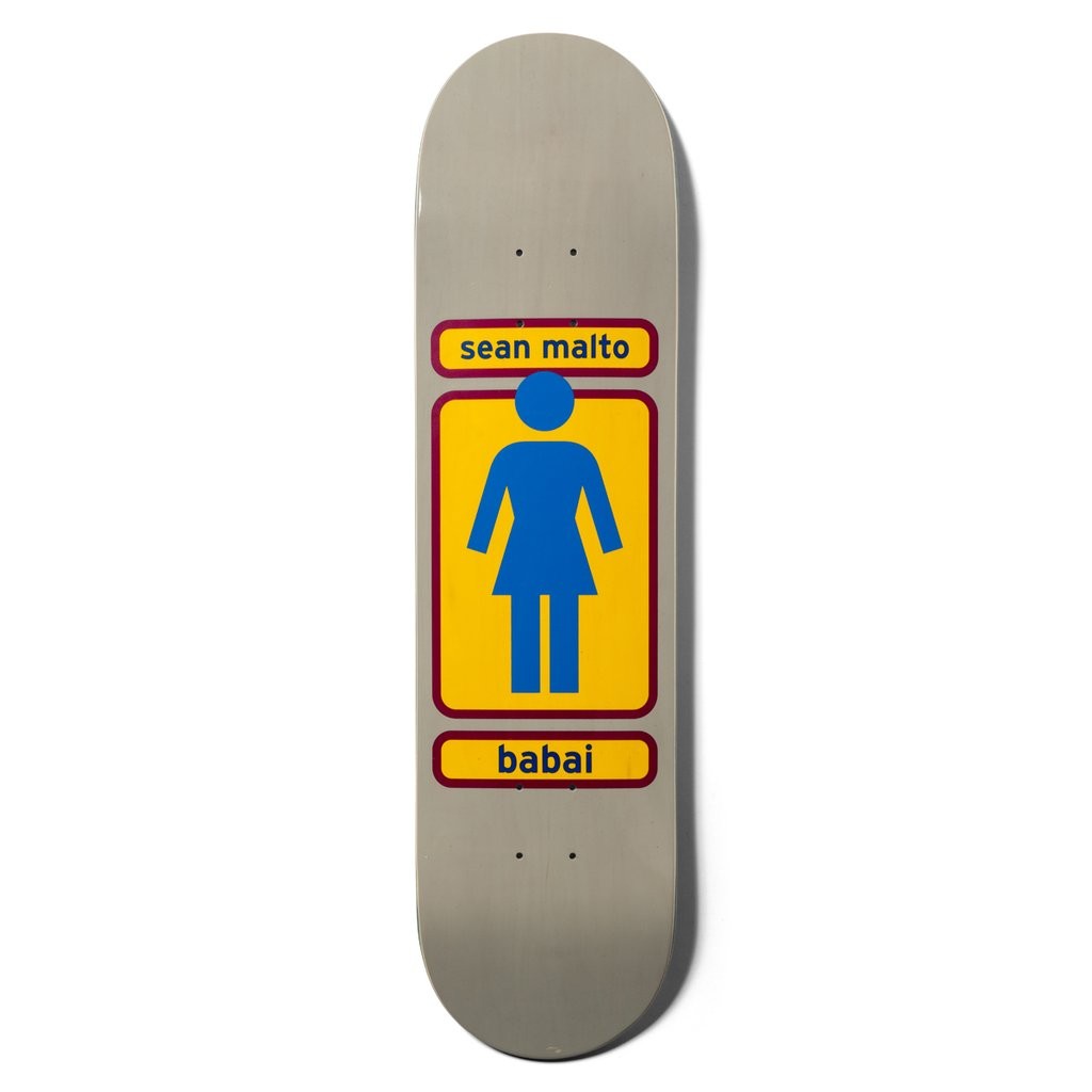 Shape Girl Skateboards Malto 93 Til Deck - Bege / Laranja