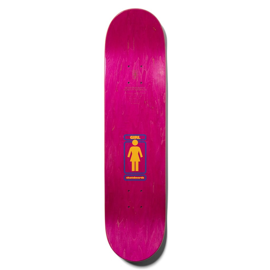 Shape Girl Skateboards Malto 93 Til Deck - Bege / Laranja