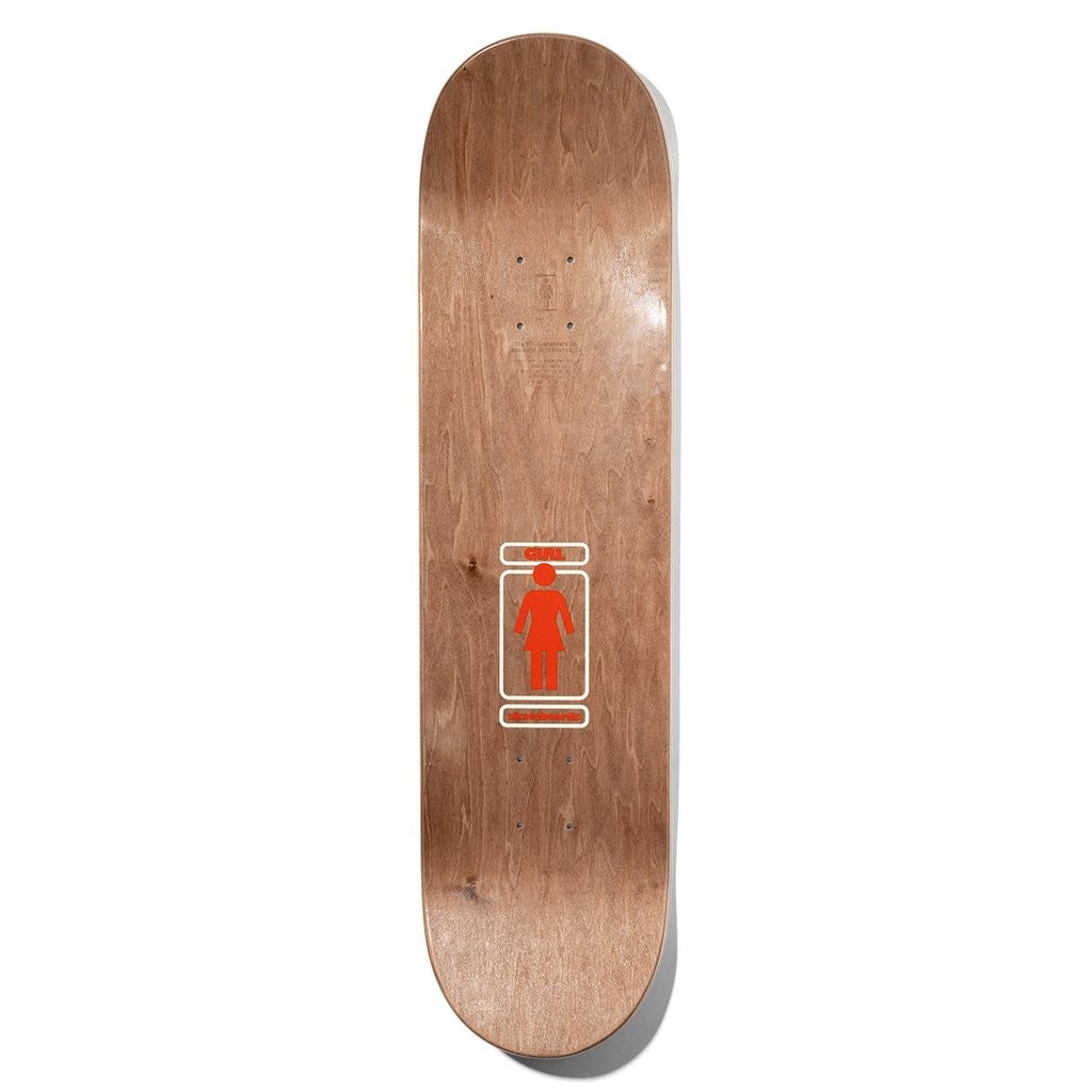 Shape Girl Skateboards Bennett 93 Til Deck - Vermelho / Branco
