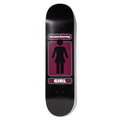 Shape Girl Skateboards Geering 93 Til Deck - Preto / Bordo / Cinza