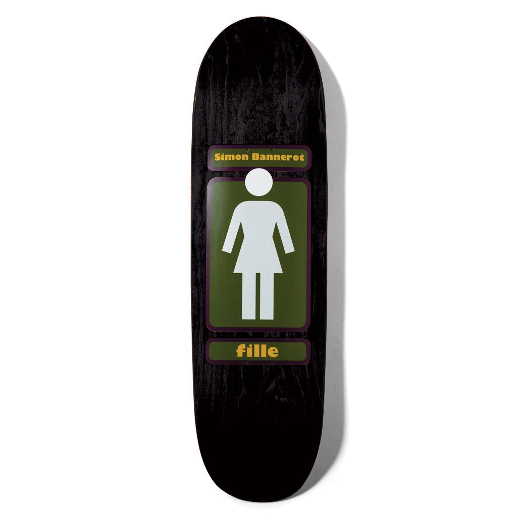 Shape Girl Skateboards Bennett 93 Til Deck - Preto / Verde / Branco