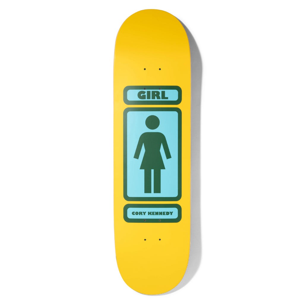 Shape Girl Skateboards Kennedy 93 Til Deck - Amarelo / Verde / Azul