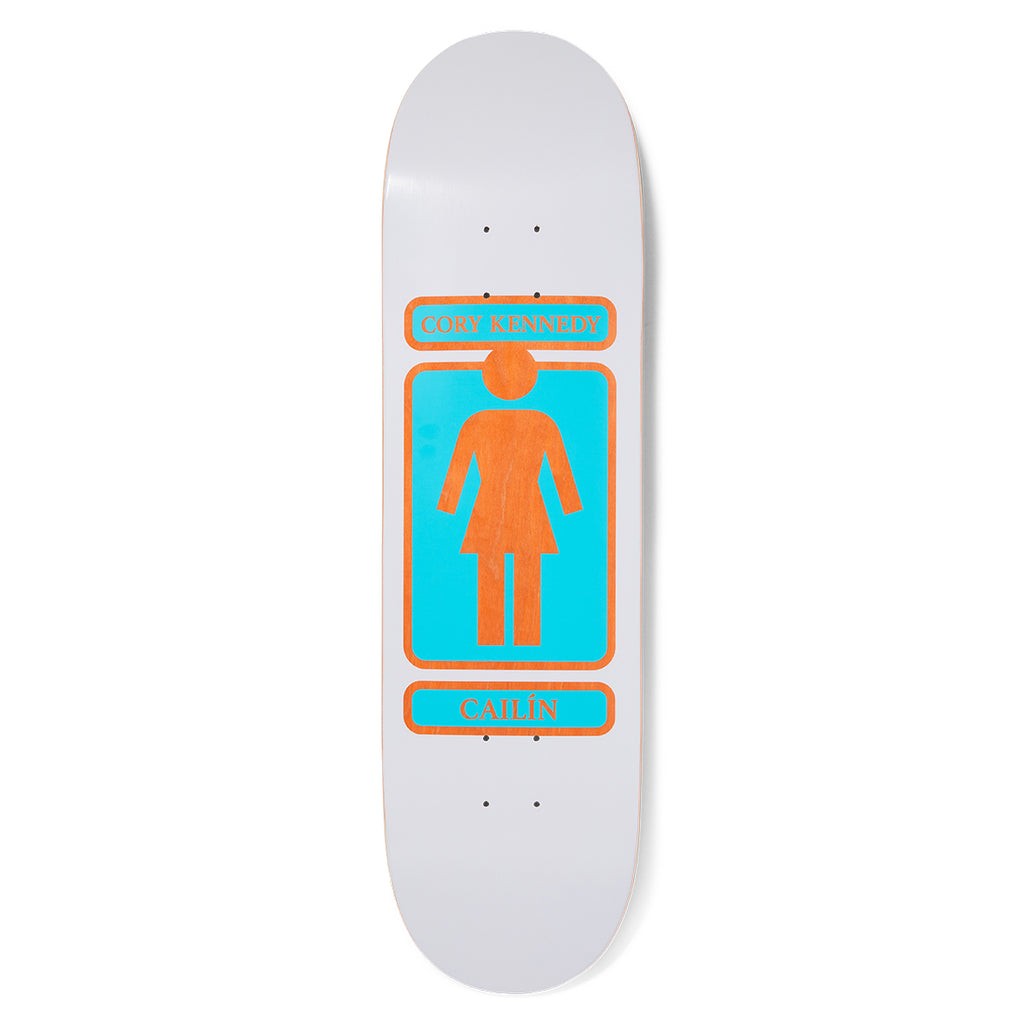 Shape Girl Skateboards Kennedy 93 Til Deck - Branco / Azul