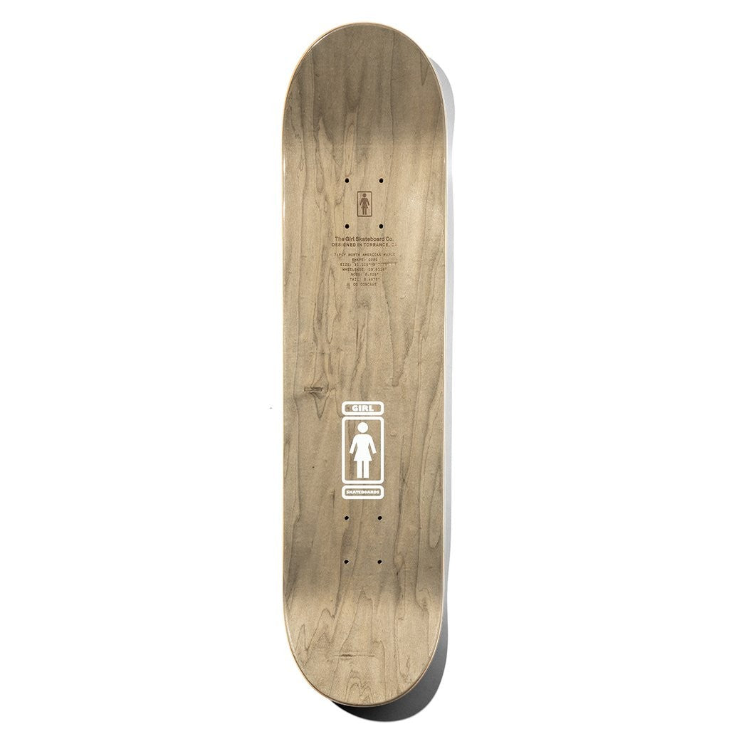 Shape Girl Skateboards Mike Mo 93 Til Deck - Azul / Preto