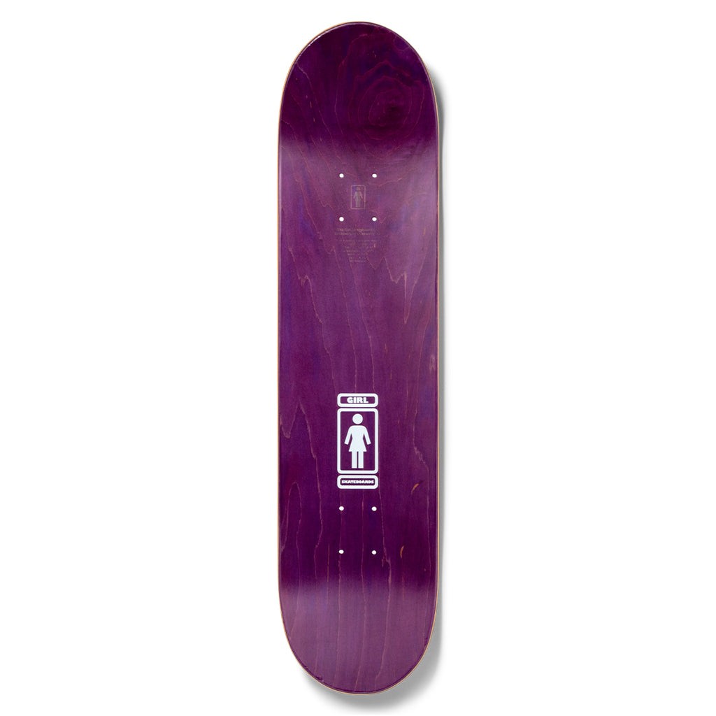 Shape Girl Skateboards Bennett 93 Til Deck - Bege / Amarelo / Preto
