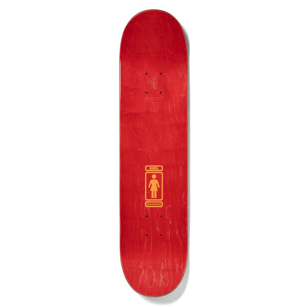 Shape Girl Skateboards Bennett 93 Til Deck - Azul / Laranja / Marrom