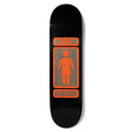 Shape Girl Skateboards Carroll 93 Til Deck - Preto / Marrom / Laranja