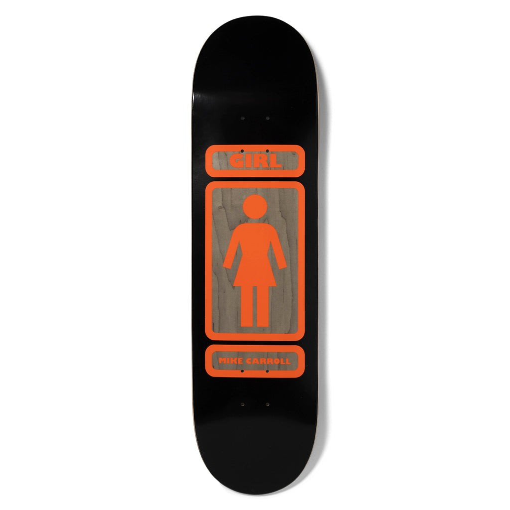Shape Girl Skateboards Carroll 93 Til Deck - Preto / Marrom / Laranja