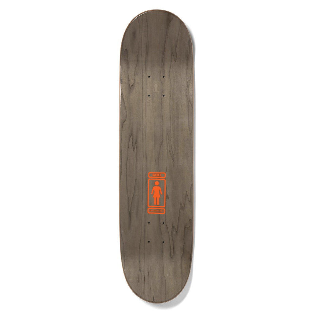 Shape Girl Skateboards Carroll 93 Til Deck - Preto / Marrom / Laranja