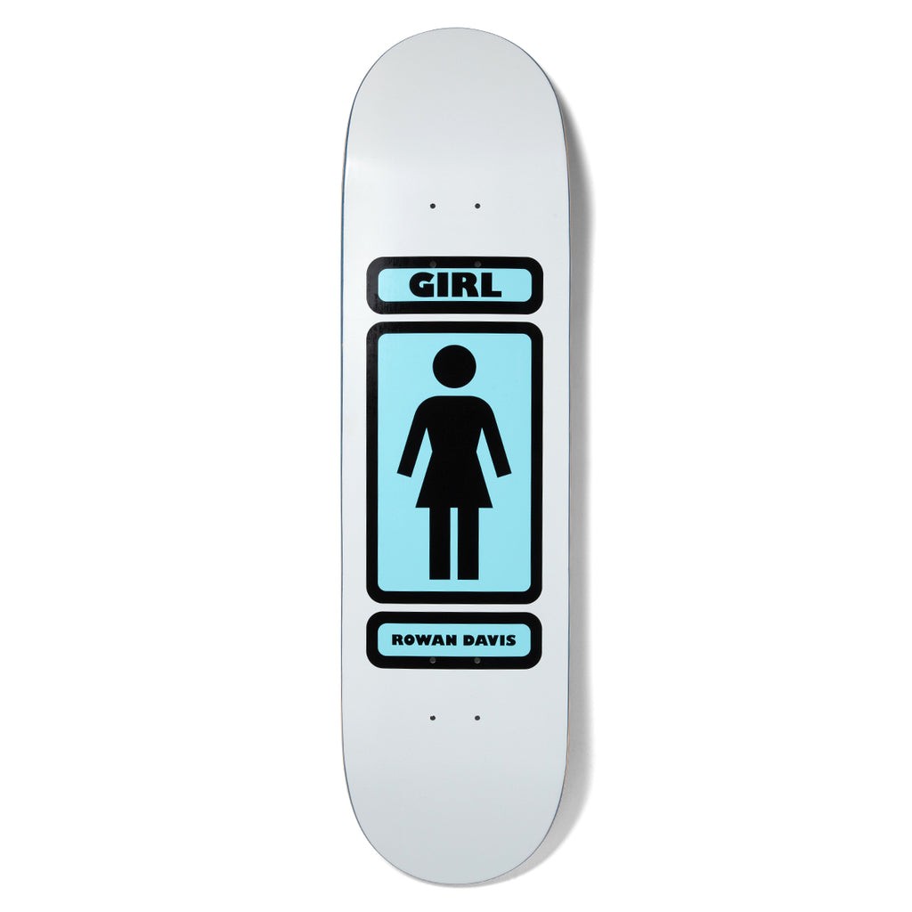 Shape Girl Skateboards Davis 93 Til Deck - Branco / Preto / Azul