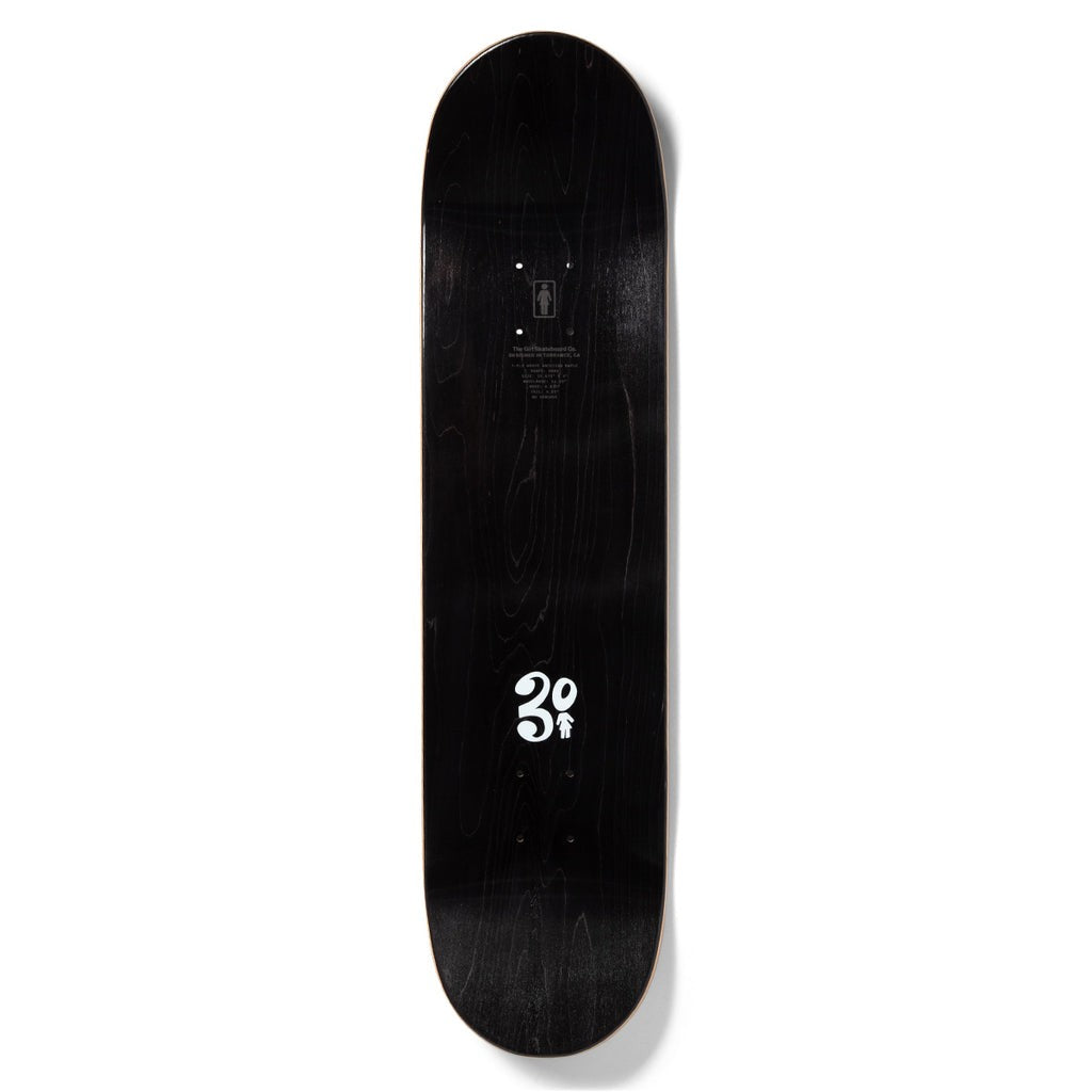 Shape Girl Skateboards Davis 93 Til Deck - Preto / Azul / Branco / Laranja
