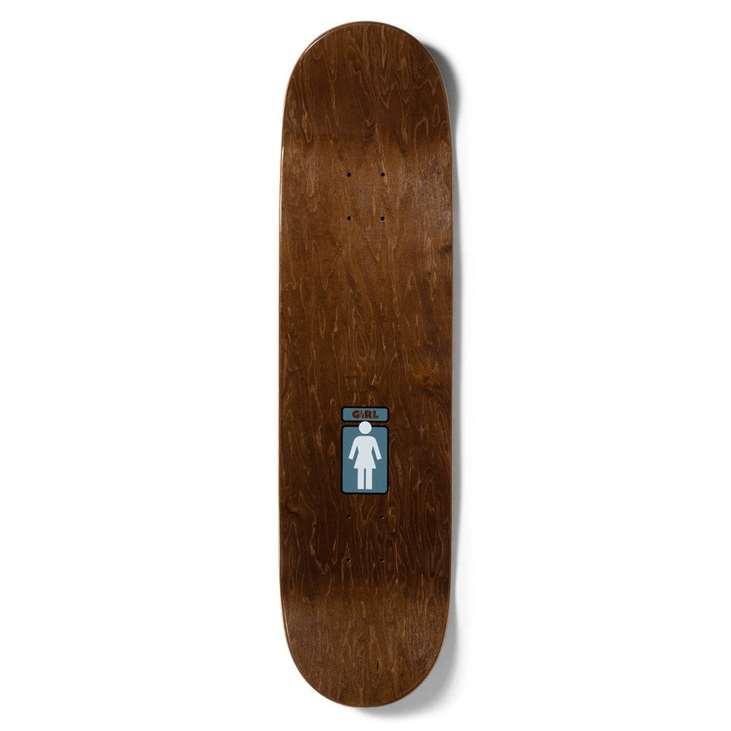 Shape Girl Skateboards Gass 93 Til Deck - Vermelho / Cinza / Laranja