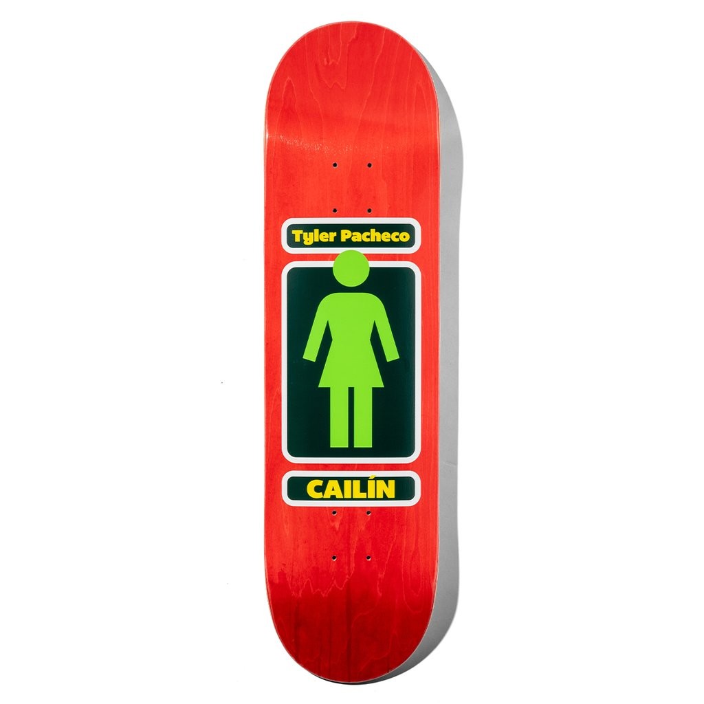 Shape Girl Skateboards Pacheco 93 Til Deck - Vermelho / Verde
