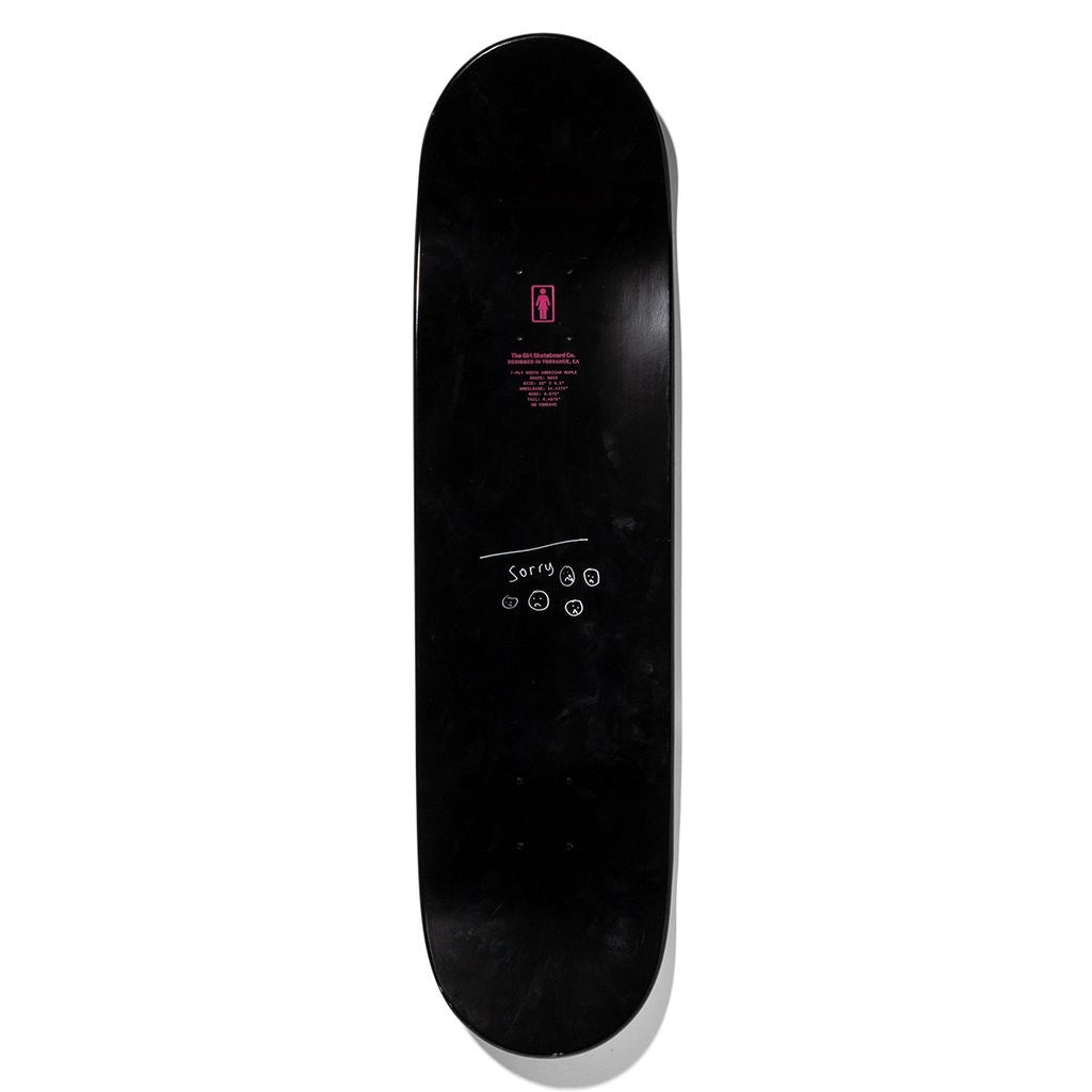Shape Girl Skateboards Geering One Off Deck - Preto / Vermelho / Branco