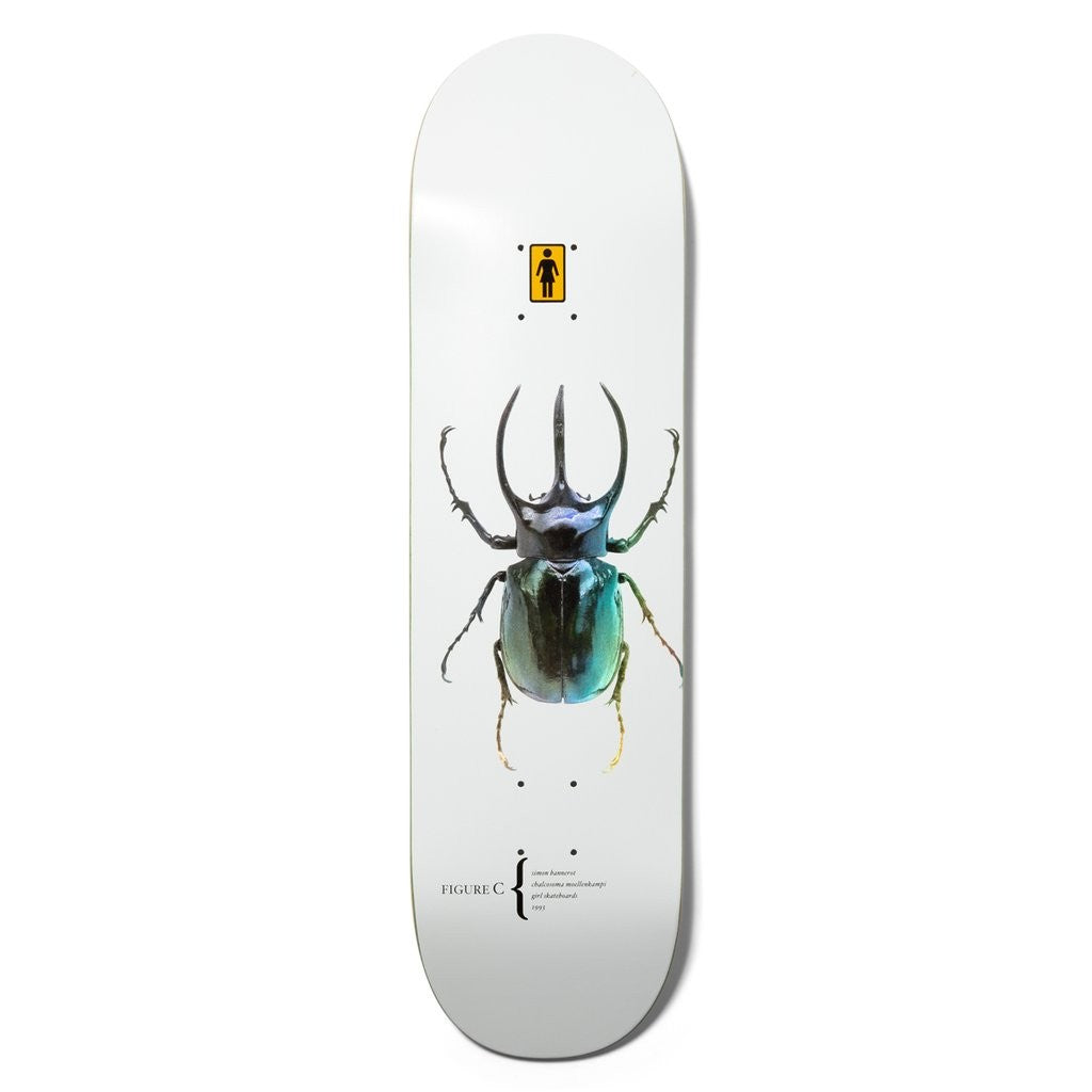 Shape Girl Skateboards Simon Bannerot Beetles Deck - Branco