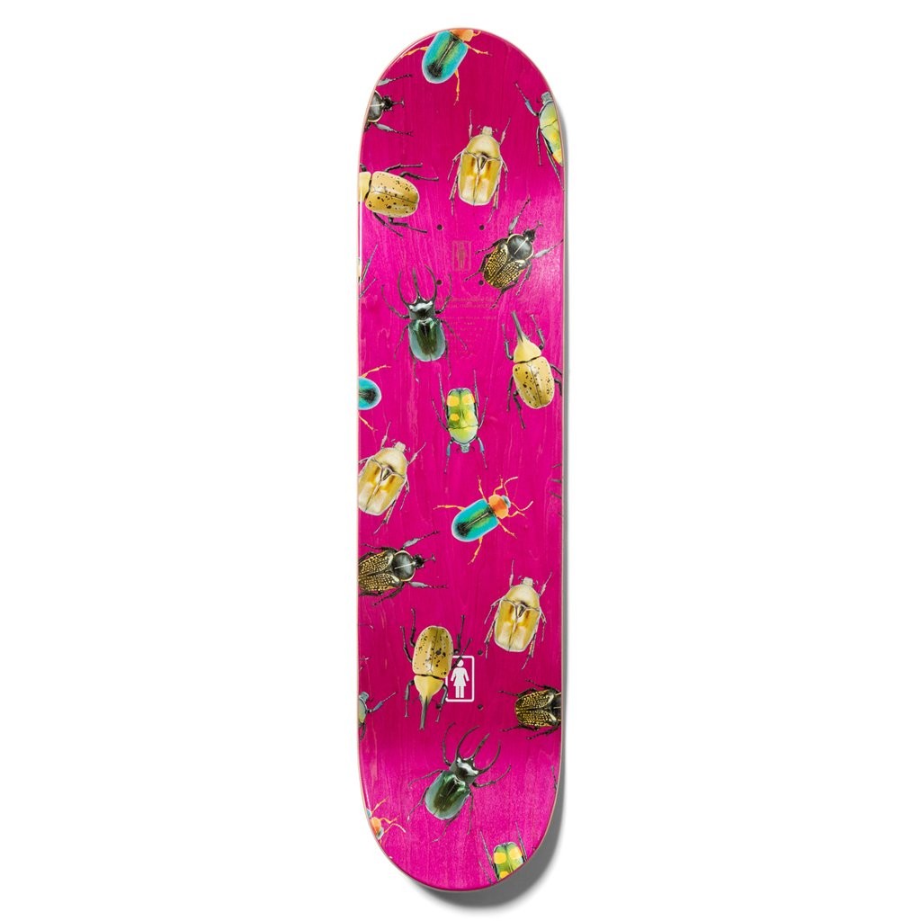 Shape Girl Skateboards Brandon Biebel Beetles Deck - Vermelho