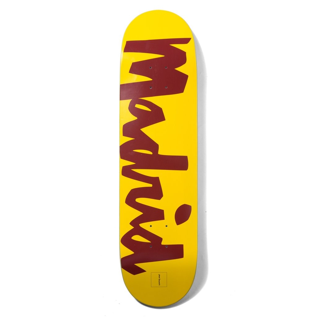Shape Chocolate Skateboards Fernandez Hometown Chunk Deck - Amarelo / Bordô