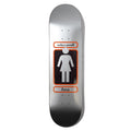 Shape Girl Skateboards Carroll 93 Til Deck - Prata / Preto / Vermelho