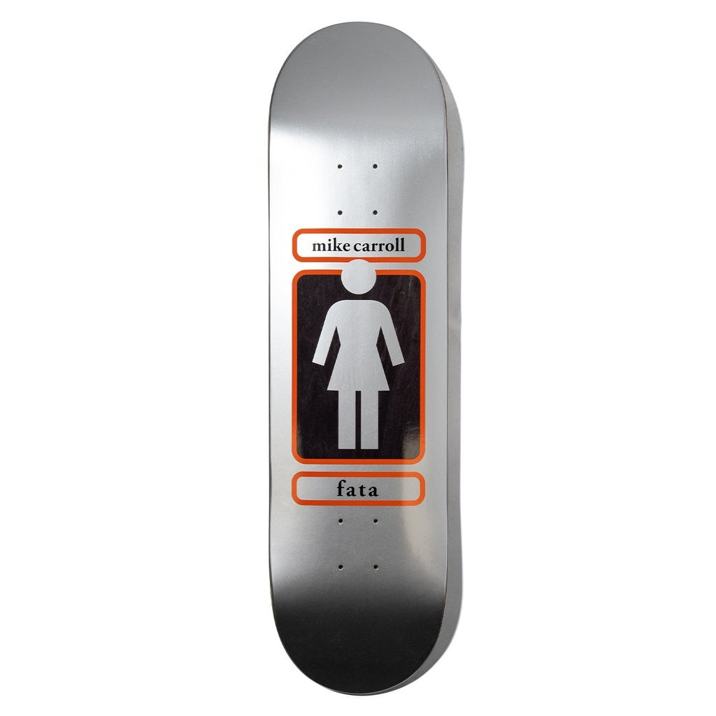 Shape Girl Skateboards Carroll 93 Til Deck - Prata / Preto / Vermelho