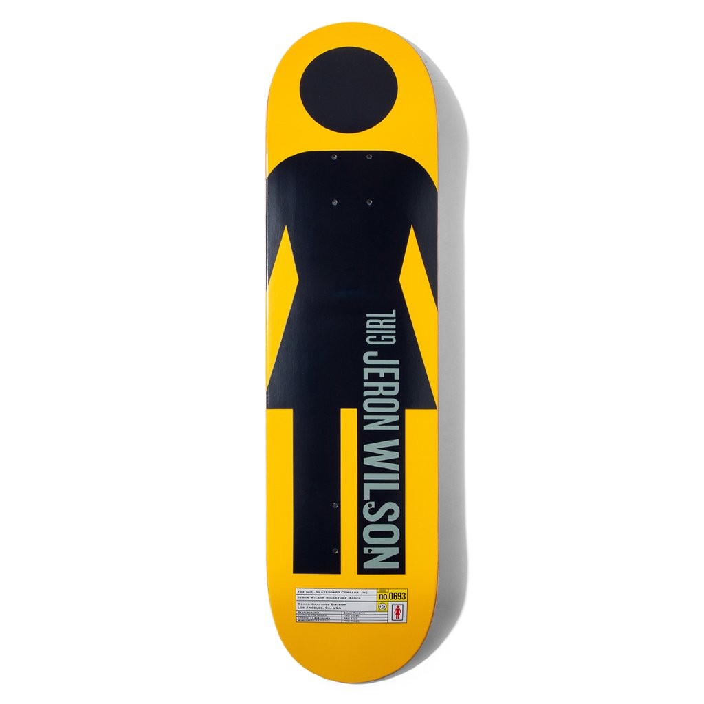 Shape Girl Skateboards Wilson Grid OG Deck - Laranja / Preto