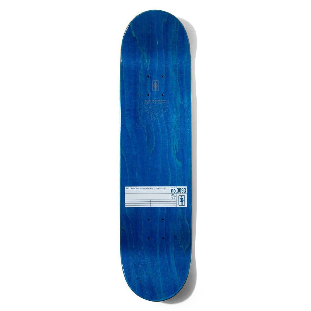 Shape Girl Skateboards Wilson Grid OG Deck - Laranja / Preto