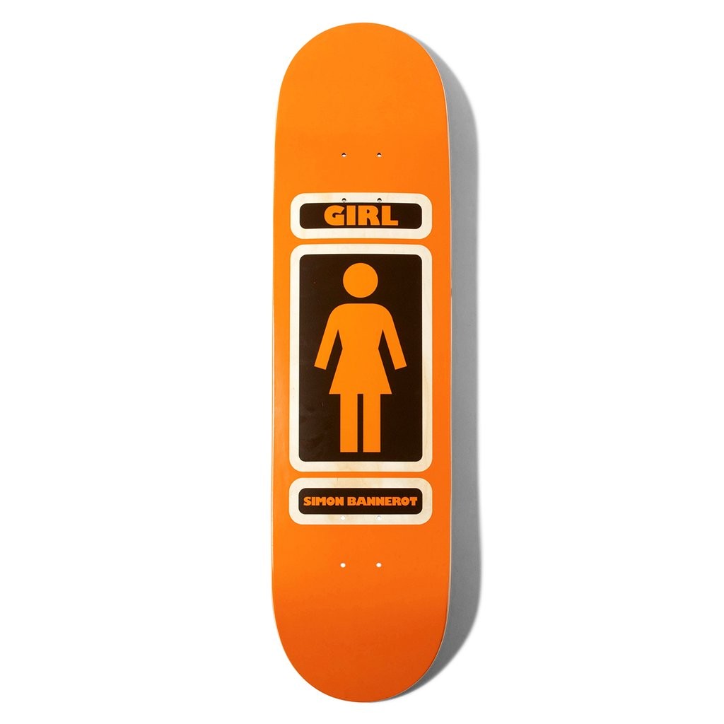 Shape Girl Skateboards Bannerot 93 Til Infinity Deck - Laranja / Preto