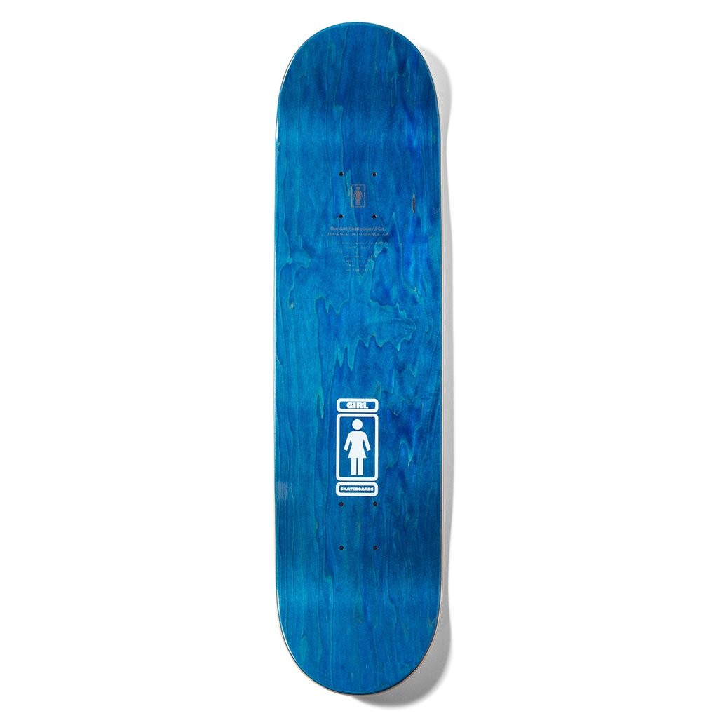 Shape Girl Skateboards Malto 93 Til Infinity Deck - Branco / Amarelo