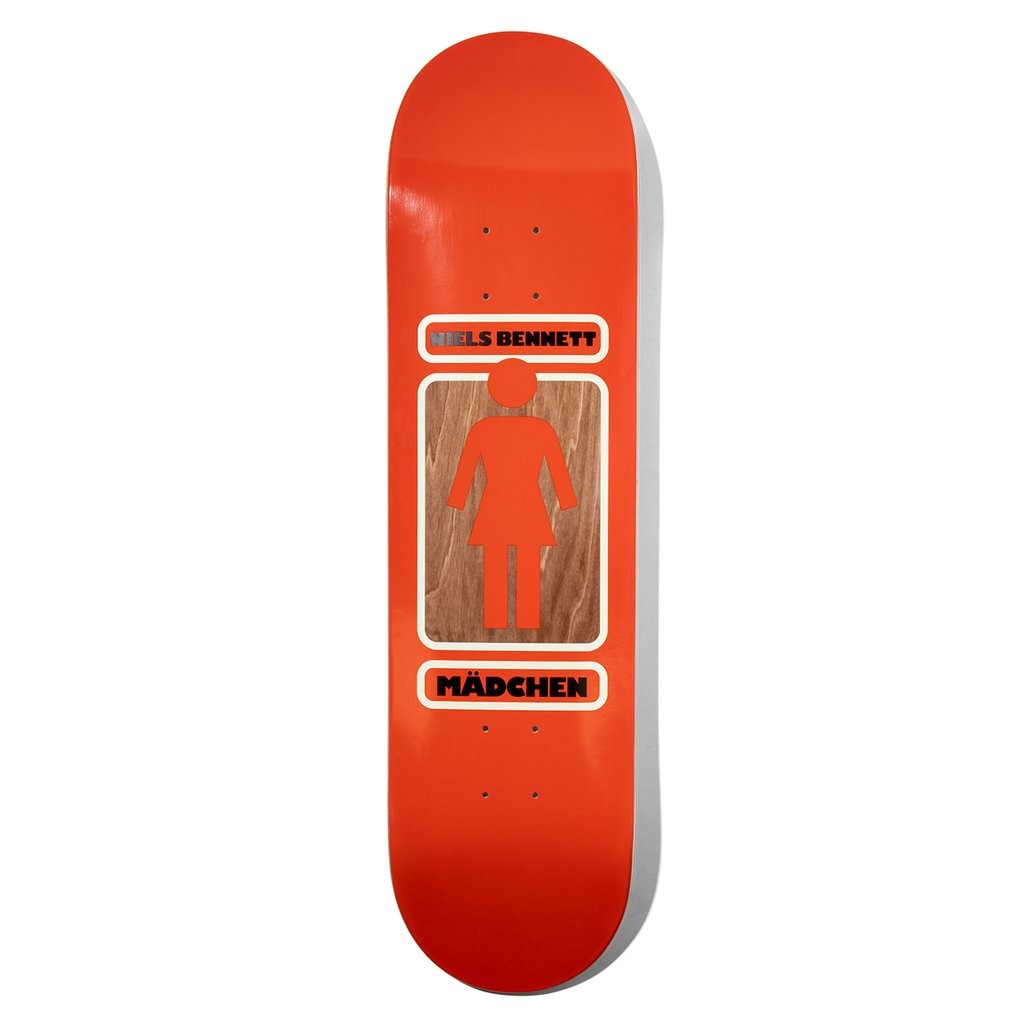 Shape Girl Skateboards Bennett 93 Til Deck - Vermelho / Branco / Preto