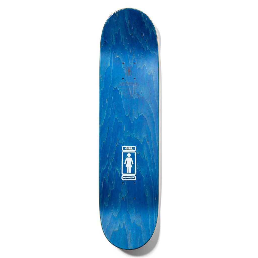 Shape Girl Skateboards Carroll 93 Til Infinity Deck - Cinza / Azul