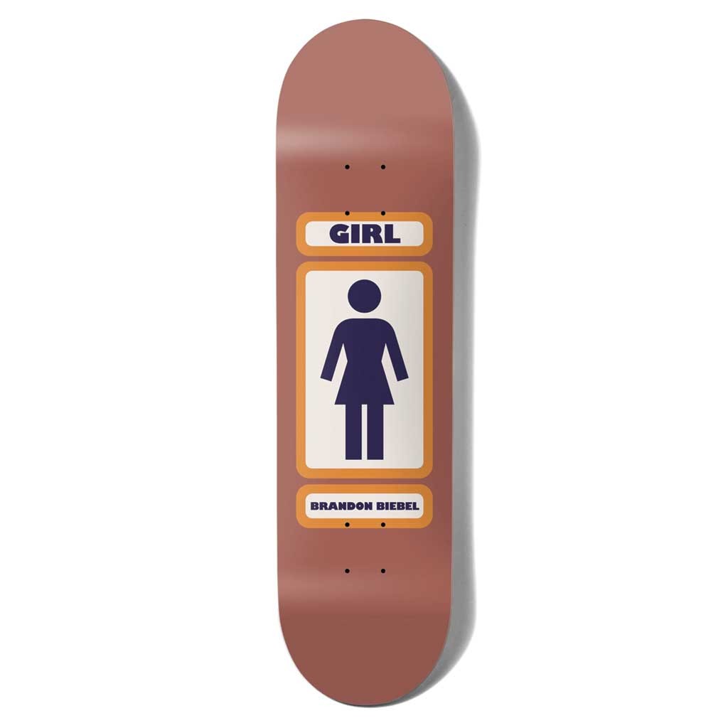 Shape Girl Skateboards Brandon Biebel 93 Til Infinity Deck - Telha / Marinho