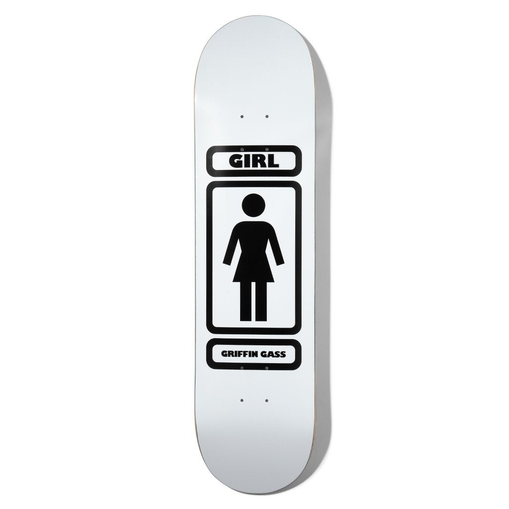 Shape Girl Skateboards Gass 93 Til Deck - Branco / Preto