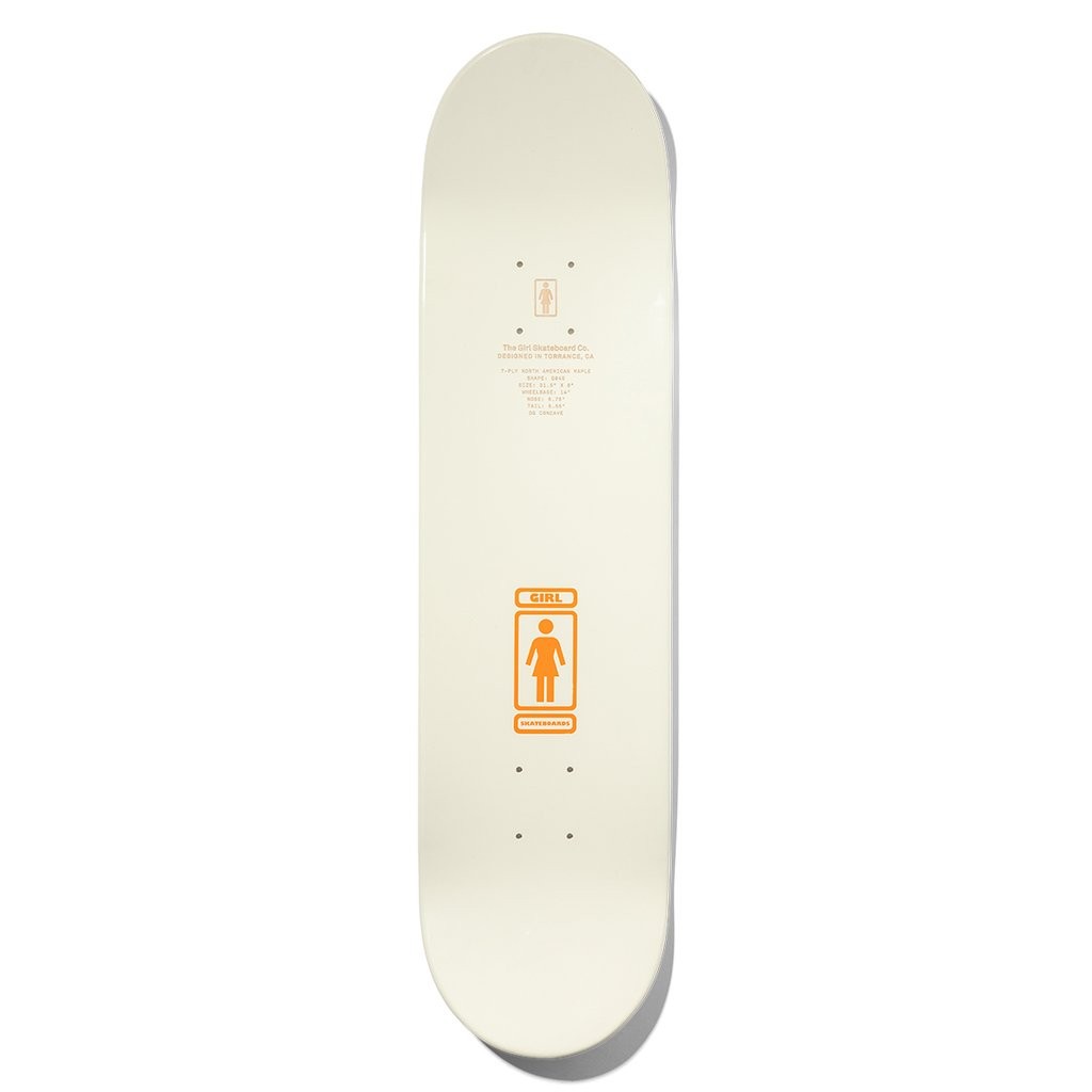 Shape Girl Skateboards Bennett 93 Til Deck - Laranja