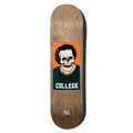 Shape Girl Skateboards Malto Skull of Fame Deck - Marrom