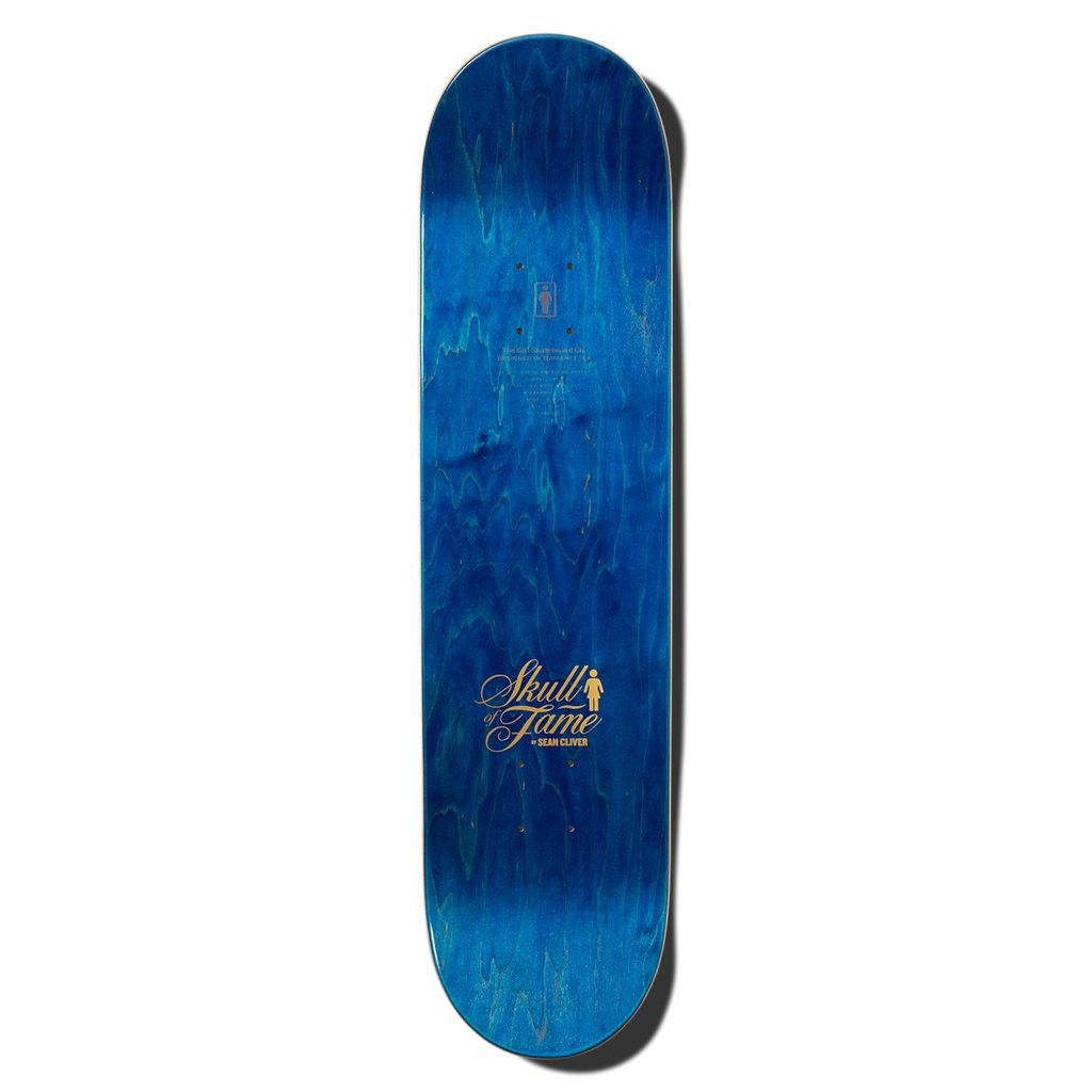 Shape Girl Skateboards Malto Skull of Fame Deck - Marrom