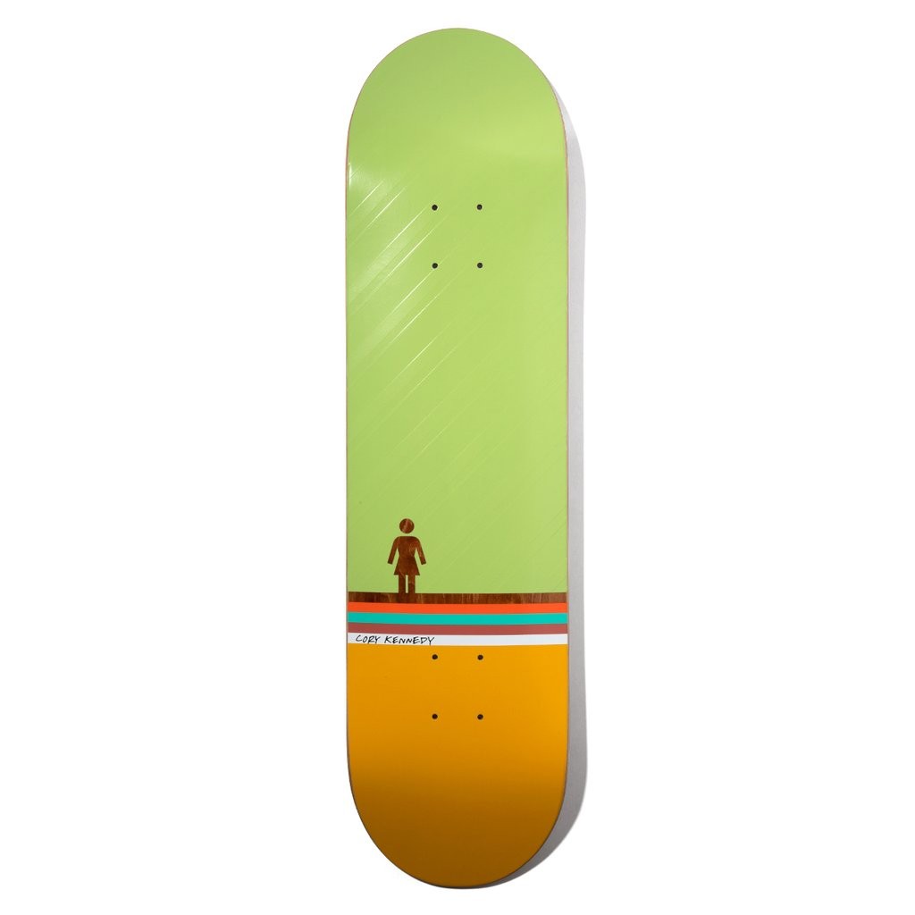 Shape Girl Skateboards Kennedy Horizon OG Deck - Verde / Laranja